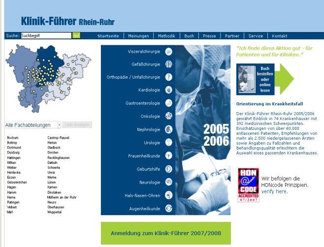 Klinikführer Rankings