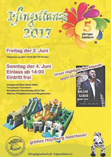 Der Männerchor Harmonie Großgörschen e. V. lädt am 20.05.2017 zu unserem diesjährigen Frühlingsfest ein. Beginn unseres Konzertes ist um 17.