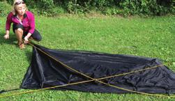 note: pegs are not required to pitch the Unna Mesh Inner Tent, but we strongly recommend that you use them.