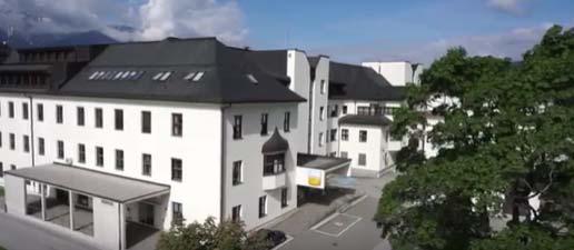 Tirol Kliniken im Überblick Landeskrankenhaus Universitätskliniken Innsbruck // Landeskrankenhaus Hall Landes Pflegeklinik