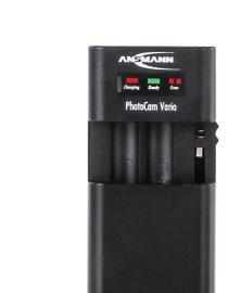 ANSMANN UNIVERSAL CHARGER Ladestation für Li-Ion/Li-Po Akkupack (3,6-3,7V/7,2-7,4V) oder USB-Geräte Ladezeit für 1000mAh (Li-Ion/Li-Po) - ca. 150 min.