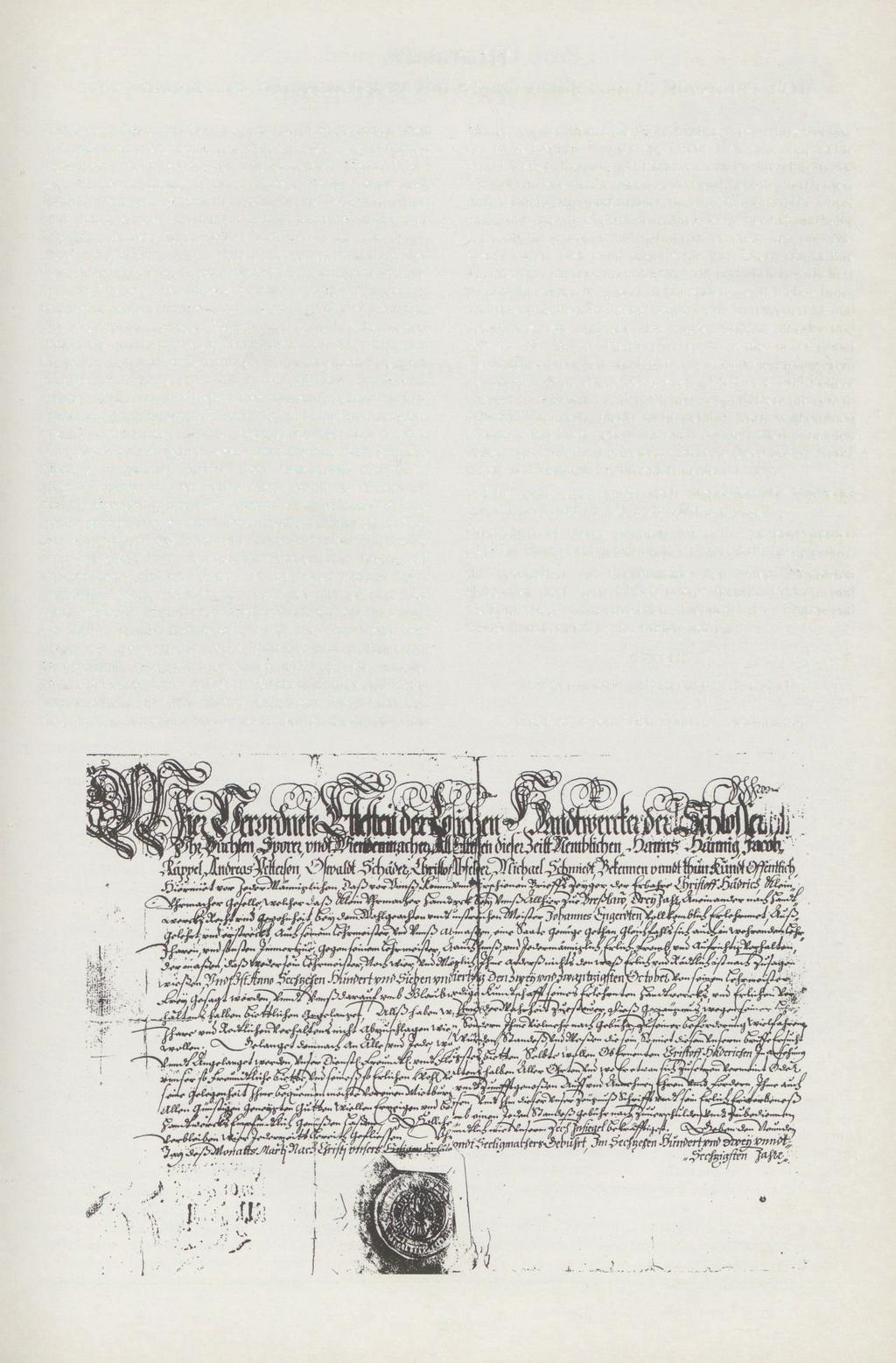 Abschrift Der Urkunde des Bürgermeisters von Königswalde vom 9. November 1716 Von der Hochfreyherrl.