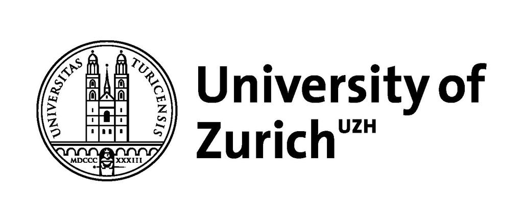 Zurich Open Repository and Archive University of Zurich Main Library Winterthurerstr. 190 CH-8057 Zurich www.zora.uzh.