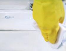 EINZIGARTIGE SPÜLLEISTUNG Die AquaBlade -Technologie übertrifft alle bisherigen Toiletten in Hinblick auf die Hygiene.