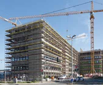 000 Quadratmeter Fassade rüstete Condor am Neubau des Institutes für organische und biologische Chemie der Uni Münster ein.