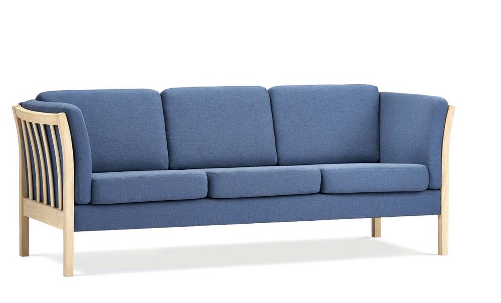 STOUBY CLASSIC KOLLEKTION 40 STOUBY CLASSIC KOLLEKTION 41 SANNE Design: Stouby Design Team - Jahr: 1993 Sanne ist ein klassisches Sofa, in Stoff oder Leder erhältlich, mit leicht gebogenen Armlehnen