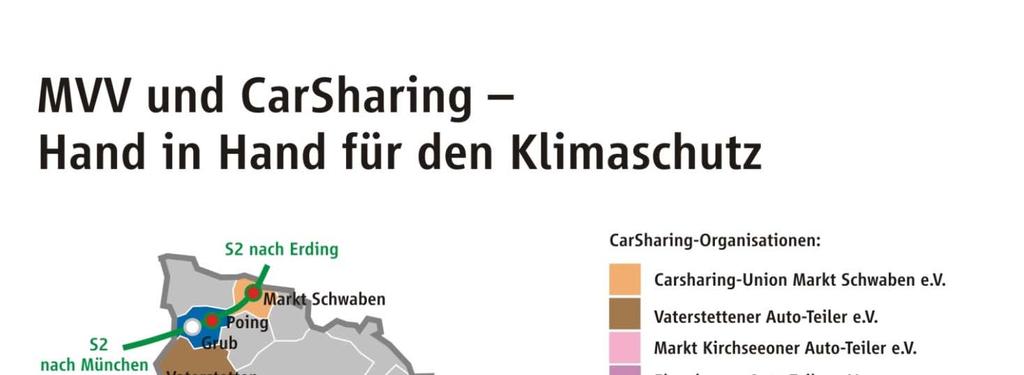 Carsharing im Landkreis Carsharing Angebote in 9 von