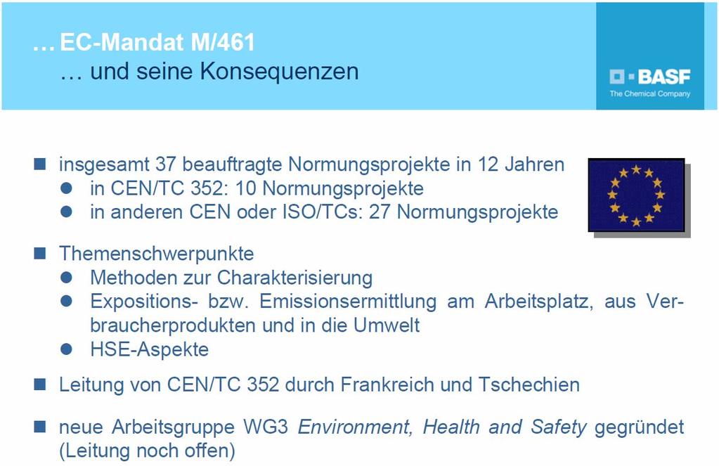 Mandat M/461 Vortrag vom 3.5.