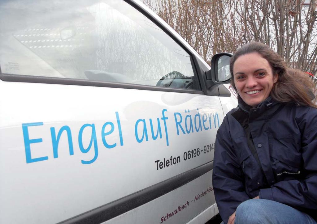 Aktiv im Alter Engel auf Rädern Ulrike Bohni und ihre ehrenamtlichen Mitarbeiterinnen und Mitarbeiter bieten alleinstehenden und pflegebedürftigen Menschen Zeit.