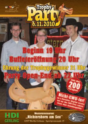 36 ewu regio Reining Erwachsene Reiter Pferd LK Pkt. 1 Borrack, Matthias Heza Frechled CD 3A 38 2 Koch, Patricia MG Isle Chic 2A 32 3 Wiemann, Victoria A Real Chic 1A 23 4 Hübner, Dr.