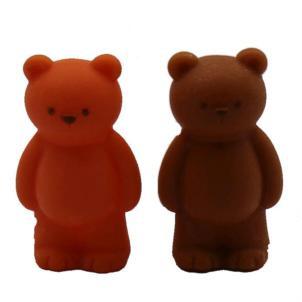 10 Stück Be my Bear weicher Glücksbringer Bär ca.4 cm braun sortiert HCM® 60709 