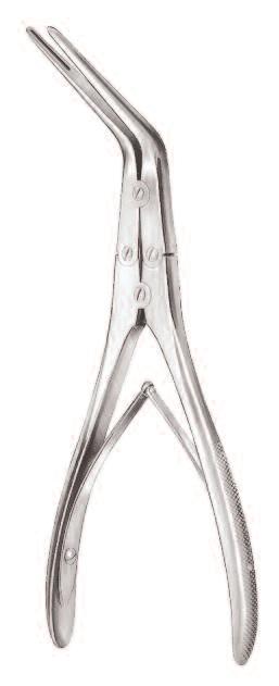 Nasal Forceps, Conchotomes Nasenzangen, Conchotomes 347103FX Turbinate Crushing Forceps by KRESSNER, 3 mm wide jaws with