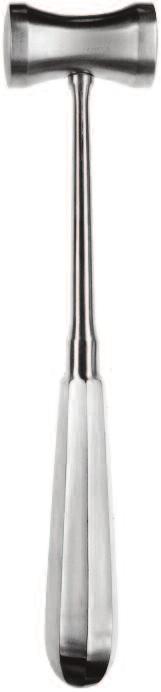 Kunststoffbacken (auswechselbar), Gesamtlänge 18 cm, 240 g 313100FX Mallet by COTTLE, black handle, overall length 180 mm, 335 g Hammer nach