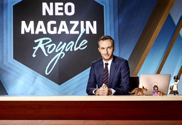 S p e z i a lt V Mittwoch // 14. Juni 2017 // 19 Uhr Neo Magazin Royale TV-Sendung seit 2013 // wöchentlich auf ZDFneo // jeweils 45 Min.