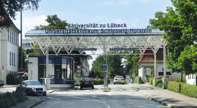 Universitätsklinikum Schleswig-Holstein in Lübeck Brandmeldeanlage Eigenstromversorgungsanlagen Beleuchtungsanlage