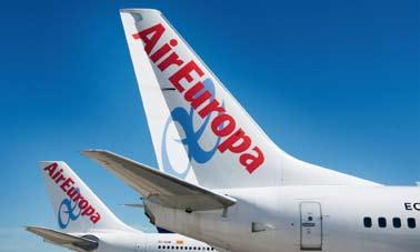 AIR EUROPA Zeichen stehen auf Wachstum Nach der Einführung der Verbindung Frankfurt Madrid im März dieses Jahres verbindet Air Europa nun ab 5. Mai 2014 auch München mit Madrid.
