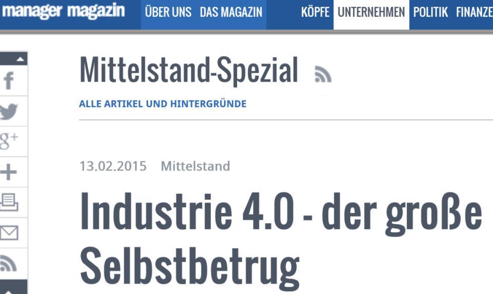 Zwischen Hype und Hallenboden Quelle: Produktion Institut für Produktionsmanagement,