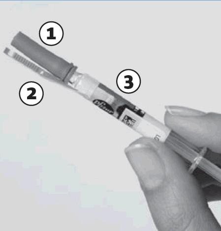 10 Fertigspritzen mit Nadelschutzklemme Injektionslösung in einer Einzeldosis Fertigspritze (Typ I Glas) mit einer latexfreien Nadelschutzkappe, einem Gummistopfen, einem