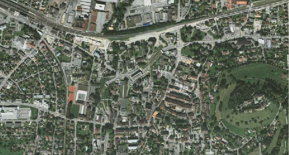 Standort Die Überbauung Burghalden-Ring in Lenzburg liegt an einer erstklassigen Wohnlage direkt am Rand der