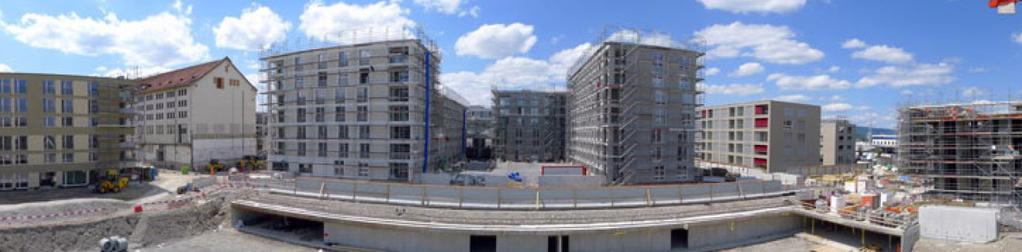 Oktober 2015 terminiert. Die Gewerbeflächen im Gebäude Im Fluss wurden bereits Ende Mai 2015 vorabgenommen. Der Mieterausbau Bauknecht wird Ende Jahr 2015 übergeben.