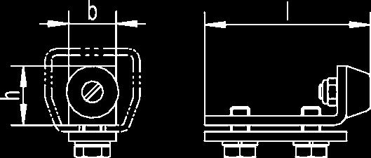 Beschläge für Schiebetore Einzelteile Schienenstopper 1300 P-1600 P in galvanisch verzinkt oder Edelstahl-Rostfrei, Laufwegbegrenzung, verhindert das Herausfahren der Rollapparate aus der Schiene.