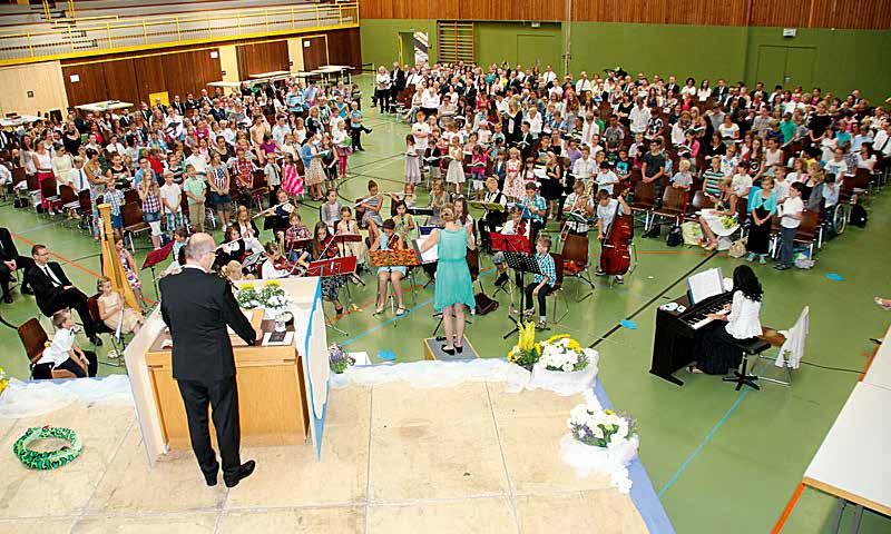 So versammelten sich rund 550 Teilnehmer zum Kindertag des Apostelbereichs Heilbronn in Schwäbisch