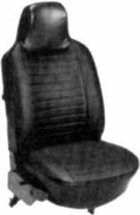 Limousine. Bei Sitzen mit separaten Kopf stützen müssen die Bezüge für die Kopfstützen extra bestellt werden!