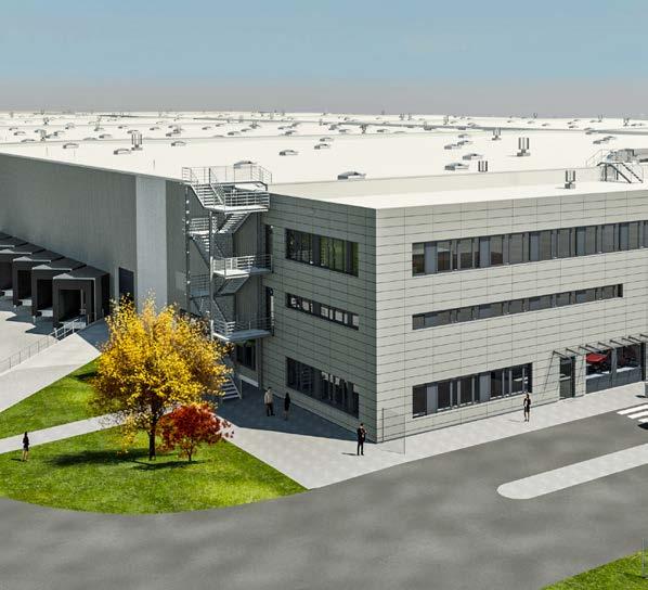 Unternehmen im Blickpunkt Adam Opel AG Ein riesiger Komplex: So wird das fertige Warenverteilzentrum aussehen. 19 Kilometer Opel investiert und baut in Bochum: Mit einer Gesamtfläche von rund 200.