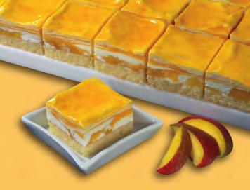 Kuchen Mango Creme Fraiche Schnitte Exotisch frische Kreation aus Mango - stückchen in fruchtiger