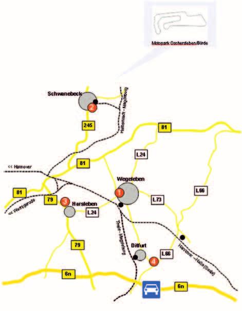 Wirtschaft Durch einige Mitgliedsgemeinden der Verbandsgemeinde Vorharz werden geeignete Flächen (Abbildung Nr. 1 4) zur gewerblichen Ansiedelung bereitgehalten.