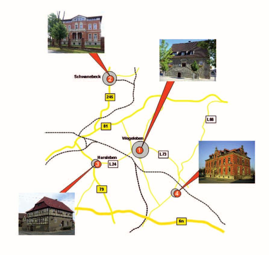 Verwaltungsstandorte Durch die Verwirklichung der Gemeindegebietsreform in Sachsen-Anhalt wurden neue größere Verwaltungsgebiete geschaffen.
