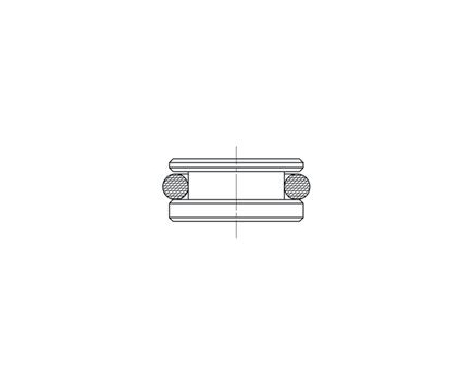 Verschlusselement Mod. A B CNVL-4H-TP 3,8 8 Einzelverschlusselement Mod.