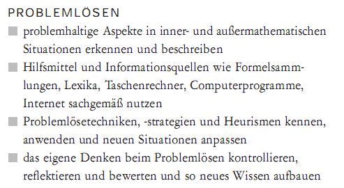 Prozessbezogene Kompetenzen o Begründen