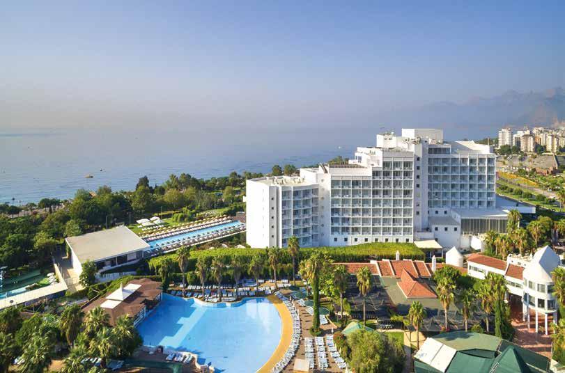 Türkei Antalya - Konyaalti Halbpenion 1 WOCHE DZ / HP ab 520,- Halbpension bestehend aus Frühstück und Abendessen HOTEL SU ***** Das Strandhotel liegt