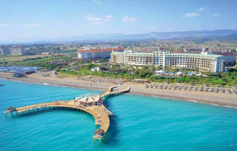Türkei Antalya - Manavgat/Kizilagac ULTRA 1 WOCHE DZ / UAI ab 410,- Ultra All Inklusiv, bestehend aus LYRA RESORT & SPA ***** Das Lyra Resort Hotel befindet sich in Kizilagac, direkt am hoteleigenen