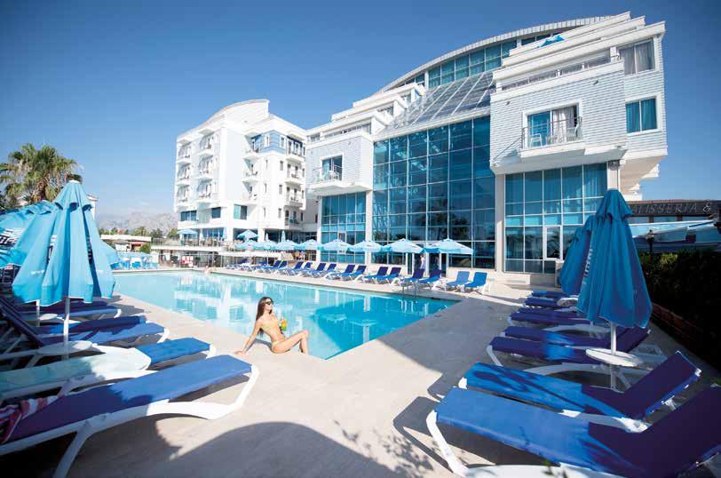 Türkei Antalya - Konyaalti HOTEL SEA LIFE FAMILY RESORT ***** LAGE Ca. 8 km vom Stadtzentrum entfernt. Transferzeit vom Flughafen Antalya ca. 35 Minuten.