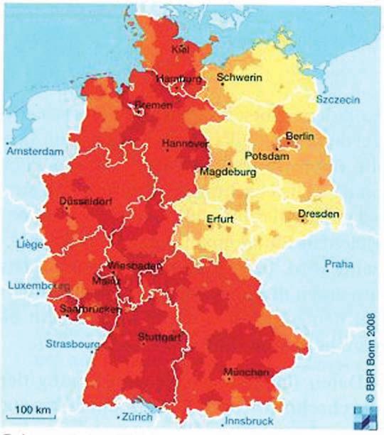 Das regionale Preisniveau Aufgrund dieser Tatsachen ist in Thüringen eine relativ niedrige Beitragshöhe zur gesetzlichen Krankenversicherung zu entrichten.