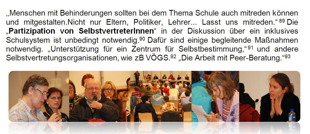 Dann sind Daniela Grabher und Andrea Feldkircher im Oktober nach Wien gefahren. Sie haben bei der öffentlichen Sitzung eine Stellungnahme von Mensch Zuerst vorgelesen.