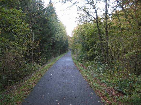 früheren Bahntrasse,.