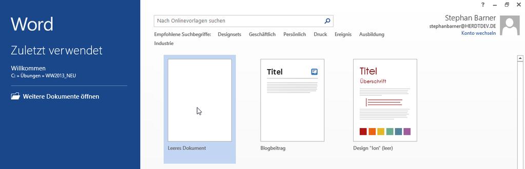 docx 1 Auf dem Windows-Startbildschirm die ersten Bu