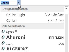 4 Zeichen formatieren 4.