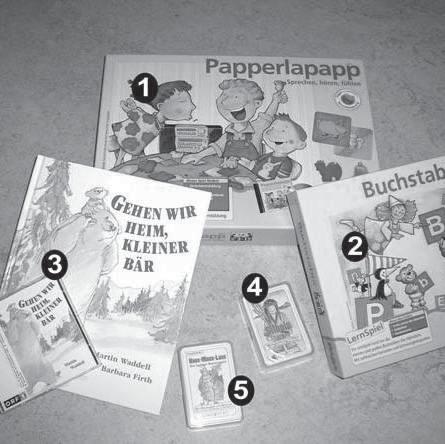 MATERIALANREGUNGEN Zuhörförderung aus sprachlicher Perspektive 1. Spiel: Papperlapapp 2. Spiel: Buchstabix 3.