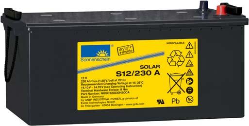 Network Power > Sonnenschein SOLAR > Vorteile Sonnenschein SOLAR Die kompakte Alternative für kleinere SolarAnwendungen Sonnenschein SOLARBatterien sind speziell für kleine bis mittlere