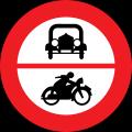 Dieses Fahrverbot gilt auch für Kfz mit einer Bauartgeschwindigkeit von nicht mehr als 10 km/h mit Anhänger. Fahrverbot für Motorräder gem. 52 lit. azif.