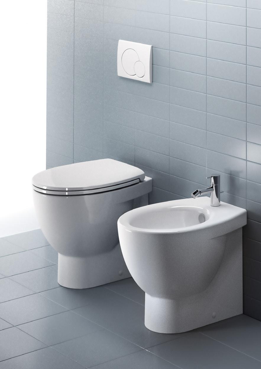 La famiglia New Light riesce a coniugare uno stile sobrio ad un ampia flessibilità d installazione. I lavabi della serie possono essere installati a sospensione, a semincasso o su mobile.
