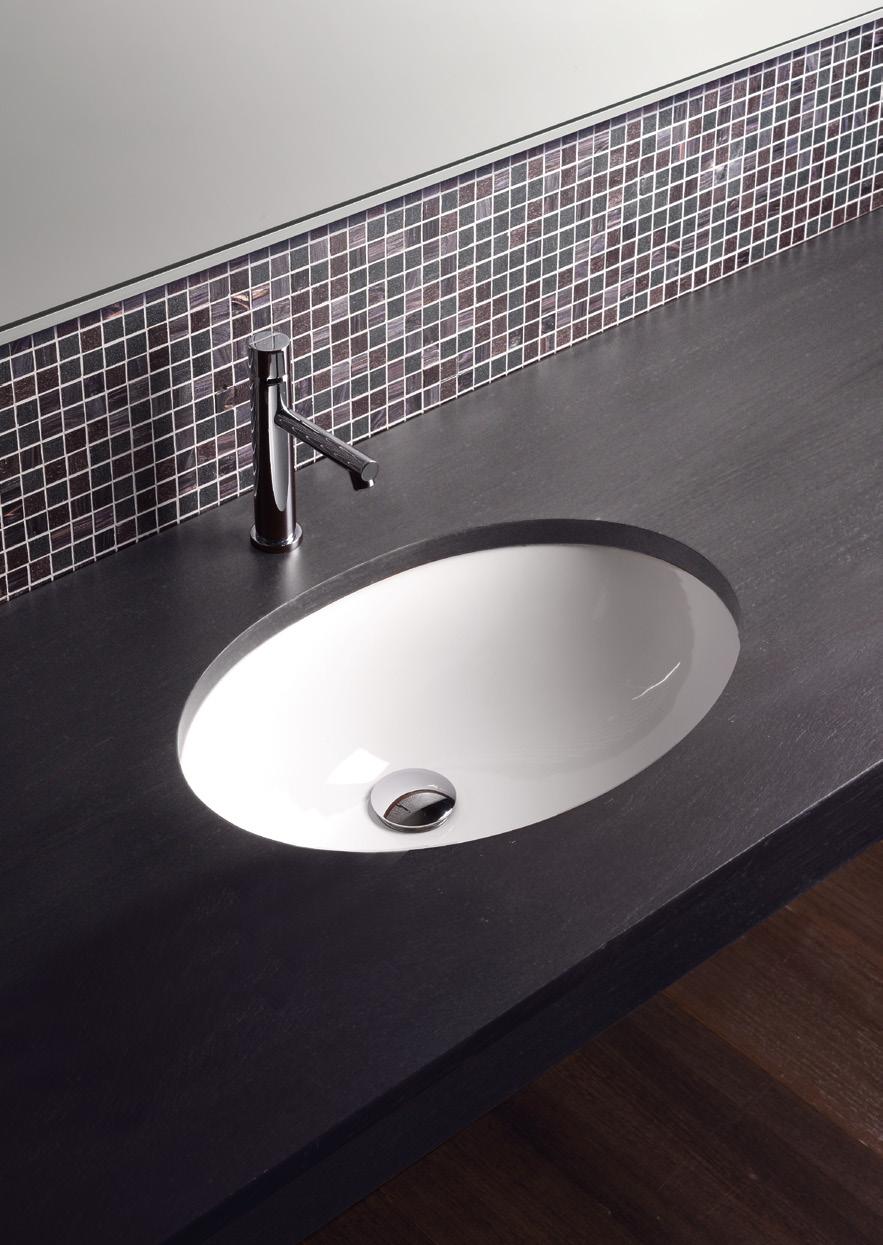 I lavabi da incasso e sottopiano sono pensati per essere utilizzati nella progettazione d interni con particolari esigenze di personalizzazione.