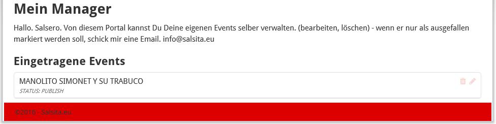 } Rechts in der Liste siehst du einen kleinen Mülleimer zum Löschen. Achtung, der Termin ist dann weg, ohne weitere Nachfrage. Daneben ist ein Stift zur Bearbeitung dieses Termins.