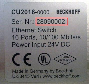 Abb. 2: EK1100 EtherCAT Koppler, Standard IP20-IO-Gerät