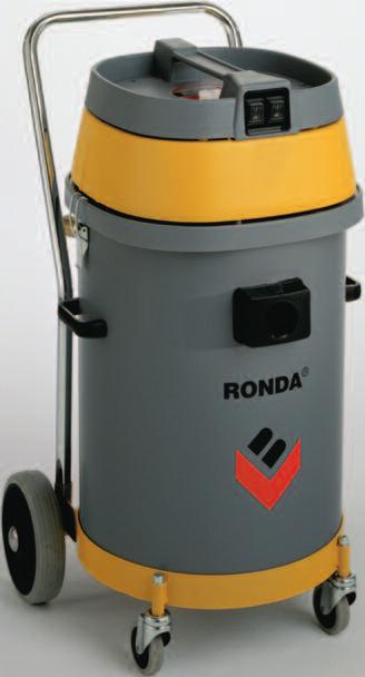 Modell 500 8.06.0084 RONDA 500 mit Ablaufschlauch...8.06.0043 Robuster Industriestaubsauger mit großer Saugfähigkeit, der nass und trocken saugen kann, ohne dass man sich um einen Filterwechsel kümmern muss.