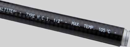 Sealtite HI 316 schwarz : Robust, großer Temperaturbereich, extra korrosionsbeständig. Der optimale Sealtite Korrosions-Schutzschlauch ist der Typ HI 316.